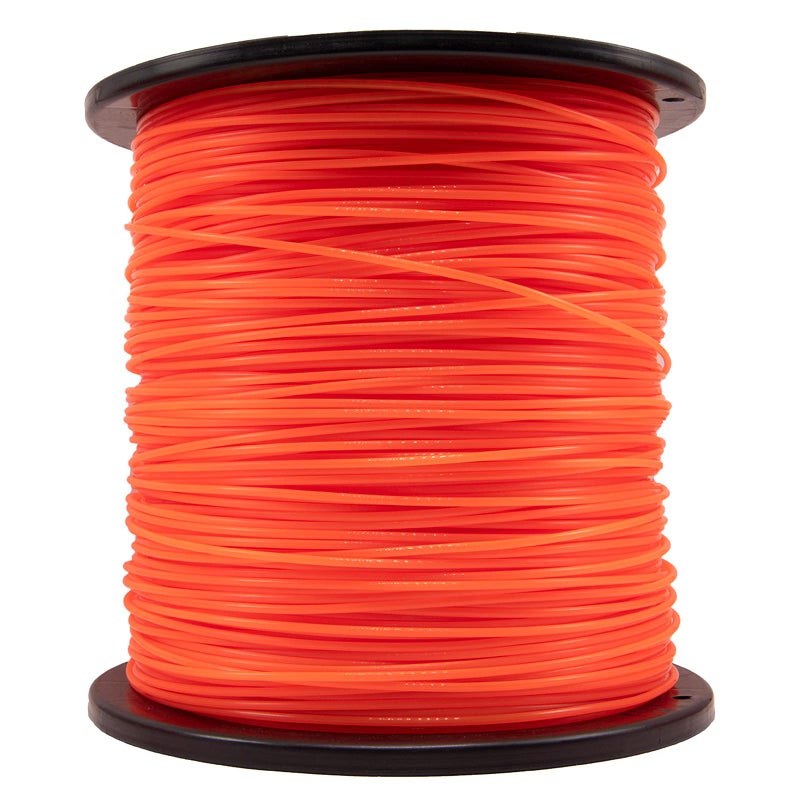 KAKO 095 Trimmer Line, 095 Weed Eater String, 0.095" Weed Wacker String, Commercial Grade Round Nylon String Trimmer Line .095 Replacement For String Trimmer Weed Trimmers .095"-1280ft-5lb-Spool(Orangeï¼‰ - Image 1